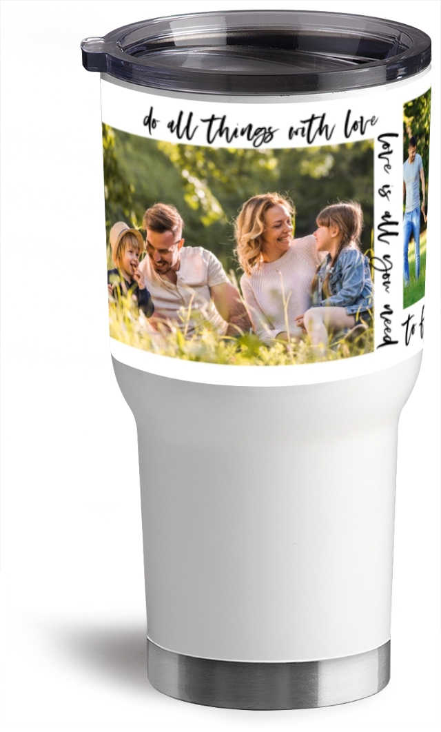 4 Pack Sublimation Tumblers 40 OZ with Handle Blank Insulated Large Tumbler  Bulk, Coffee Travel Cups Stainless Steel Travel Mug for Diy Craft Heat  Press Print