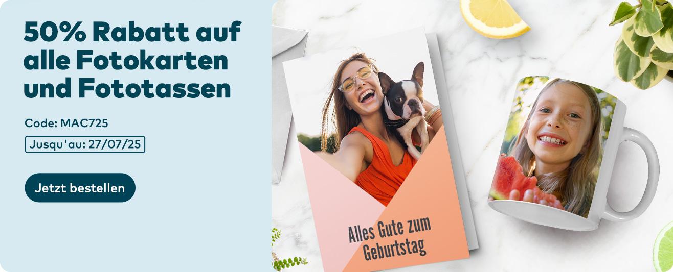 40% Rabatt auf Fotobücher.