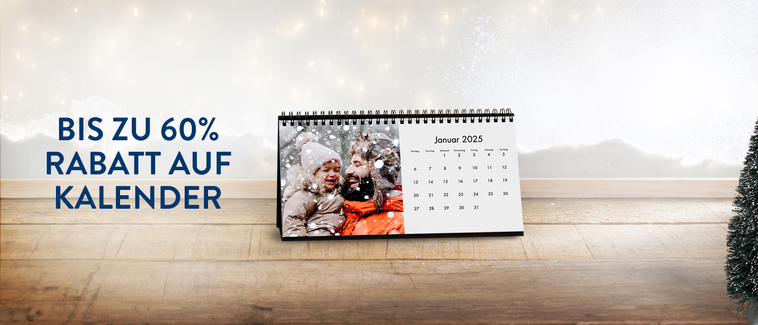 50% Rabatt auf 1 Kalender | 60% Rabatt auf 2+ Kalender