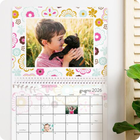 Crea un meraviglioso calendario da parete personalizzato per la stanza dei tuoi bambini.