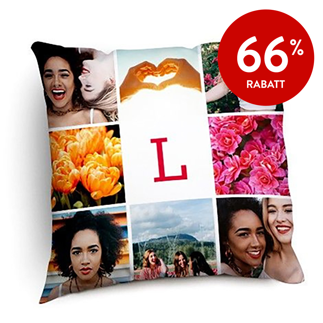 30x30cm personalisiertes Fotokissen