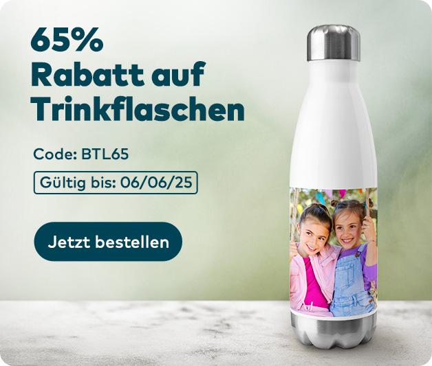 65% Rabatt auf Trinkflaschen
