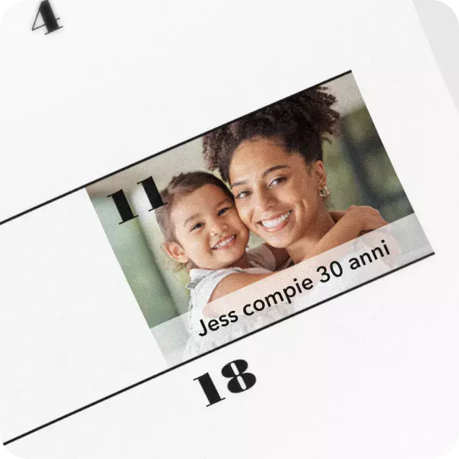 Personalizza le tue date