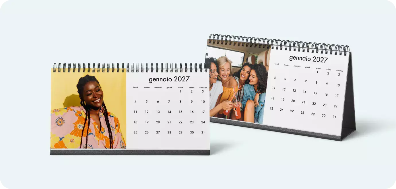 10x5" Calendari da scrivania