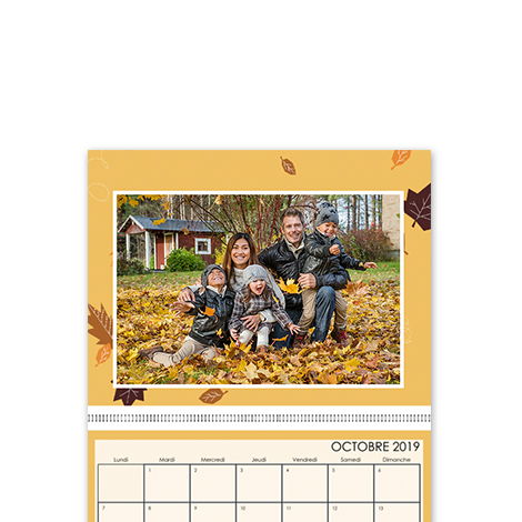 Calendrier mural créatif L