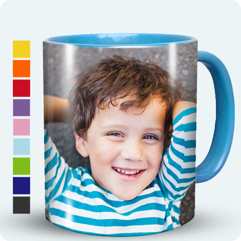 Tazza Panoramica Con interno colorato