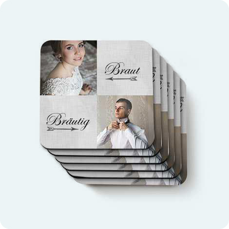 Personalisiertes Foto Untersetzer