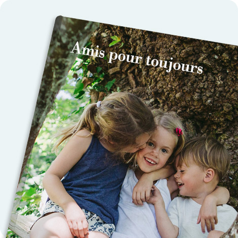 Couverture rigide matte avec reliure plate