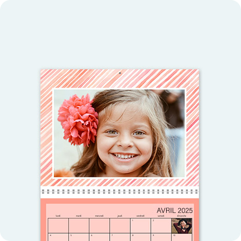 Calendrier mural créatif L