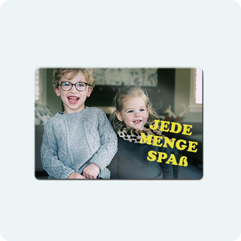 Cadeau original aimant photo 10x15 cm 