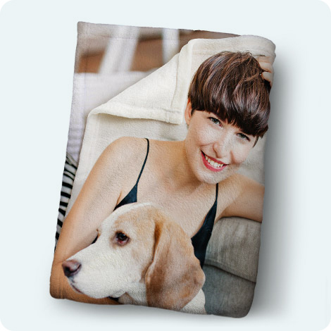 Coperta in Pile con Foto