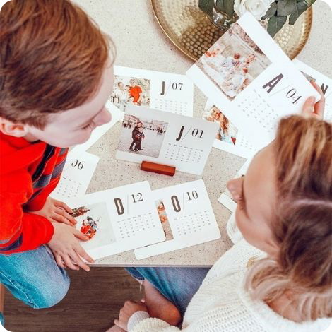 Lasciati ispirare dalle idee dei nostri amici blogger per creare degli originali calendari personalizzati.