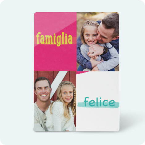 stampe in metallo per la festa del papà