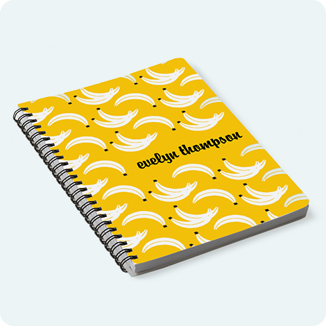 Quaderno personalizzato A5 copertina flessibile con spirale