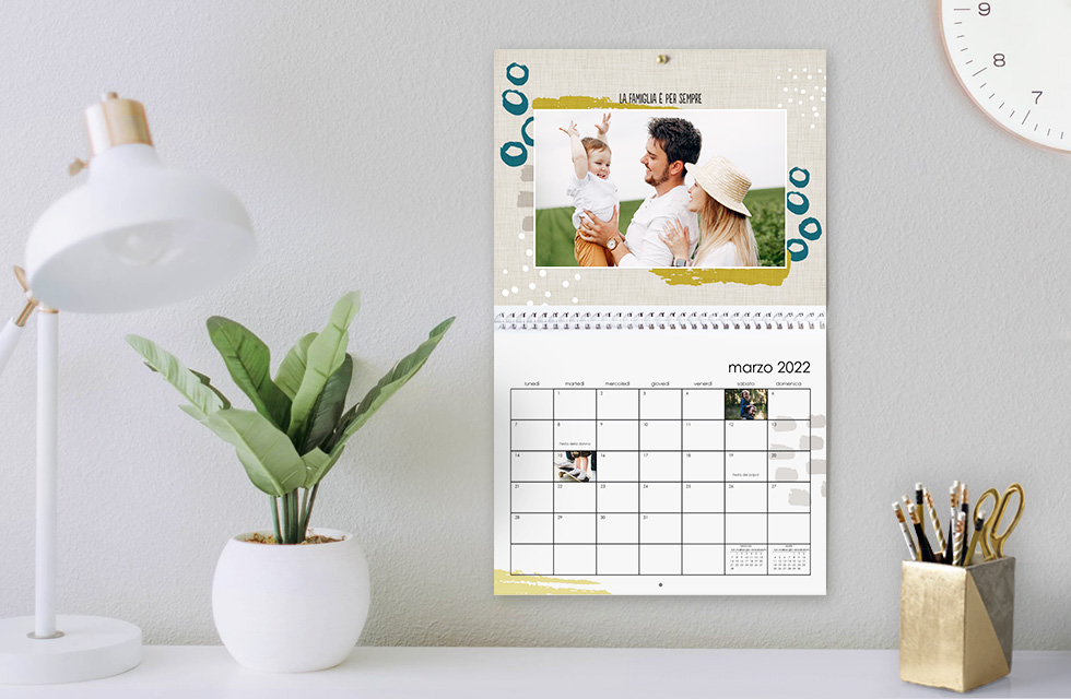 Stampa il tuo calendario personalizzato