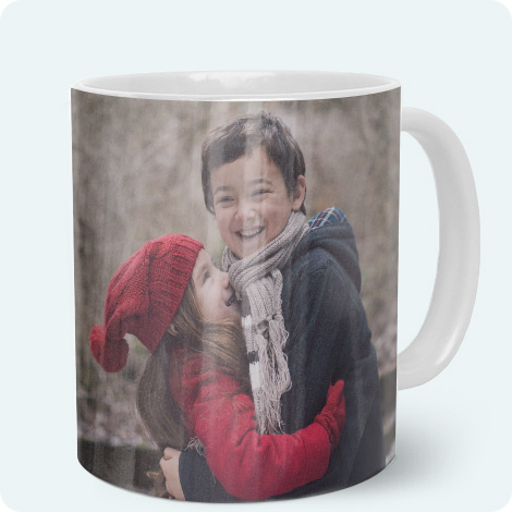 Mug photo blanc personnalise