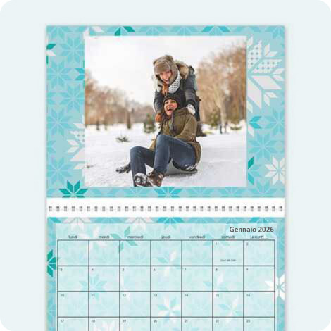 Scegli le tue foto e crea subito il tuo calendario personalizzato