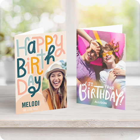 birthday card, personalised cards, photo card, custom cards