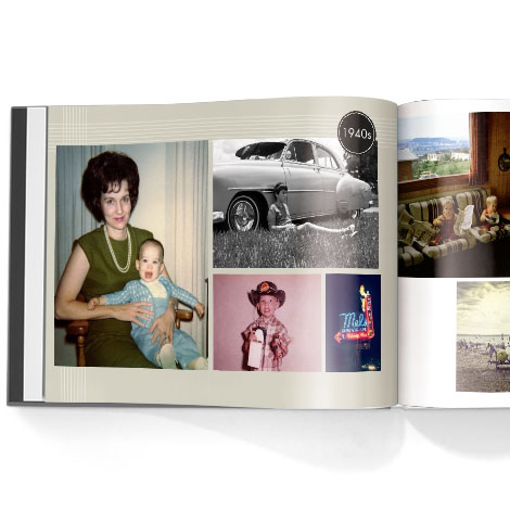 Photo book. Adult birthday theme