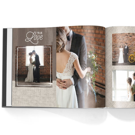 Photo book. Rustic Chic theme