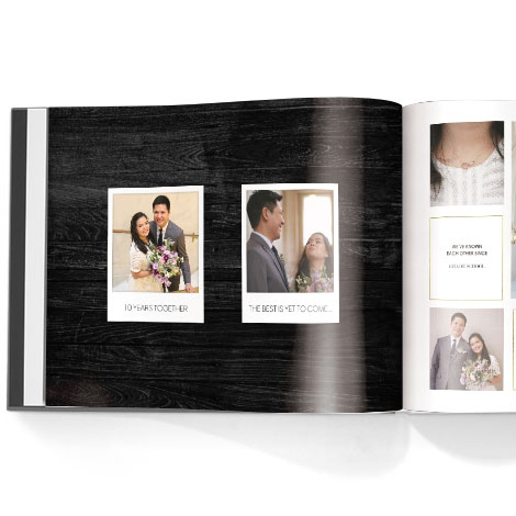 Photo book. Love story theme