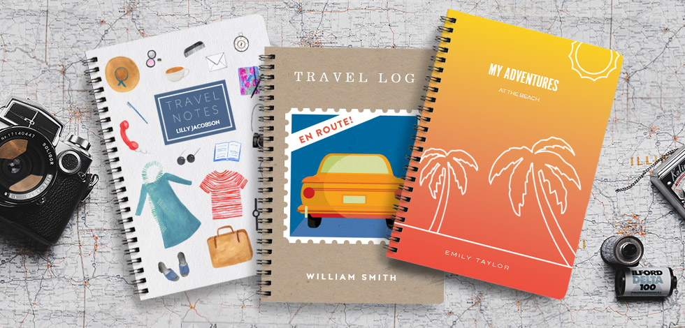 A selection of travel notebooks