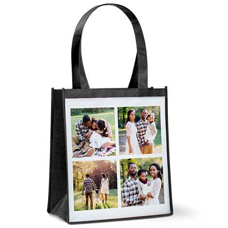 Collage Reusable Grocery Tote Bag