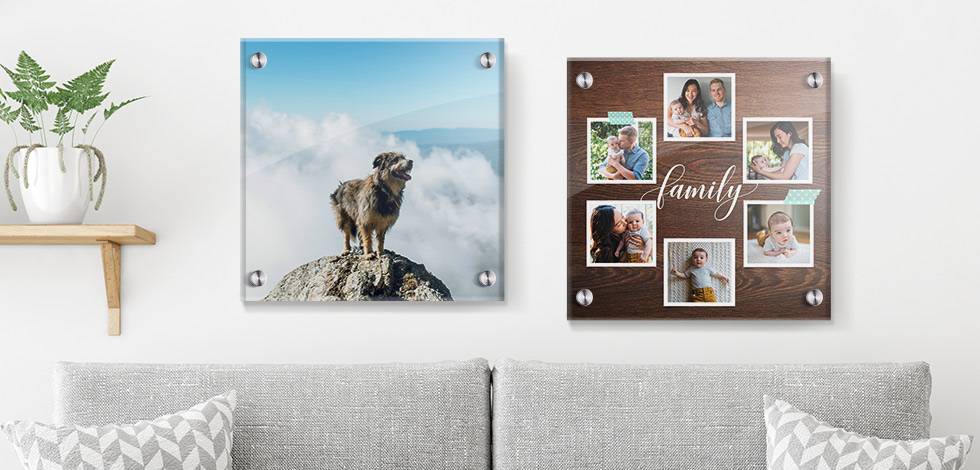 Square Wall-Mounted Acrylic Photo Prints