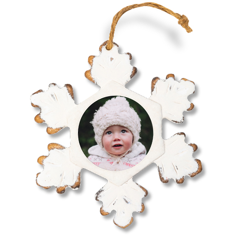 Rustic Snowflake Ornament
