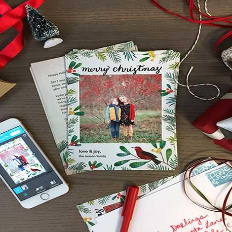 Add a Message to Your Holiday Cards on the Snapfish App