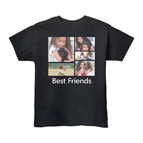 Youth Custom T-Shirt, Black