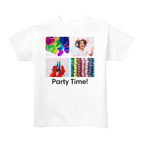 Youth Custom T-Shirt, White