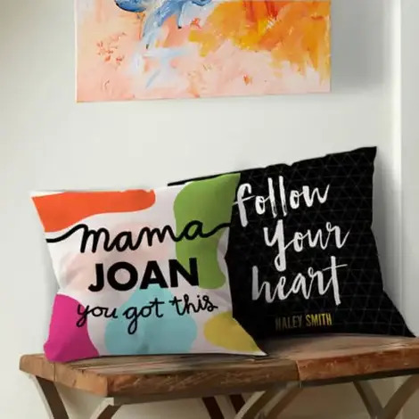 Practically perfect photo pillows