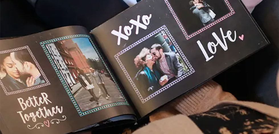 Custom photo book Love