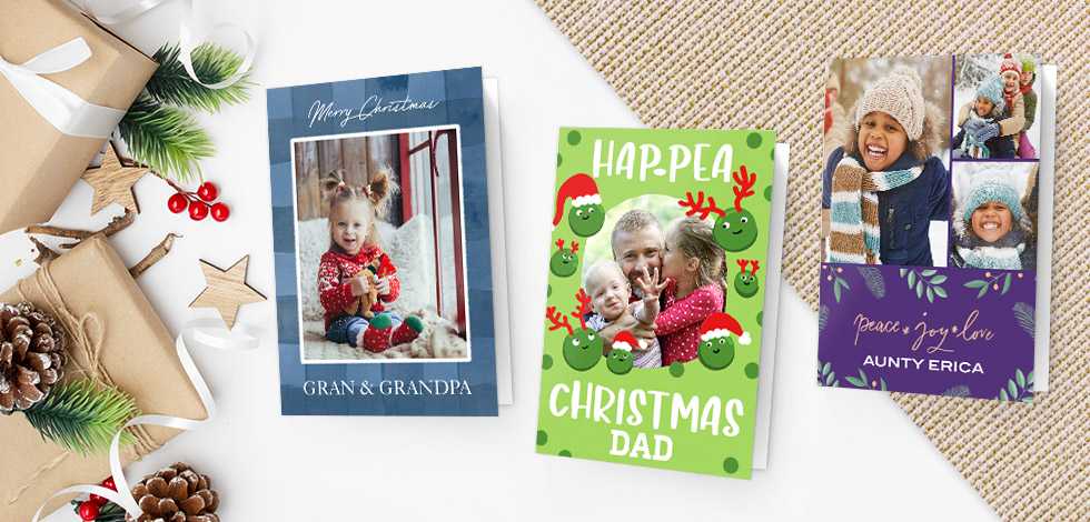 Personalised Christmas cards 