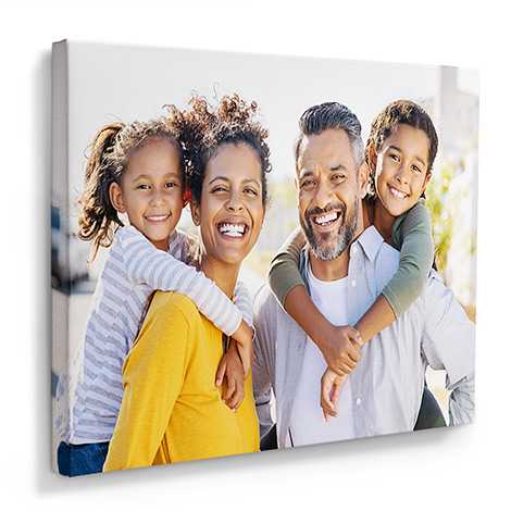 Canvas Print Image With Family