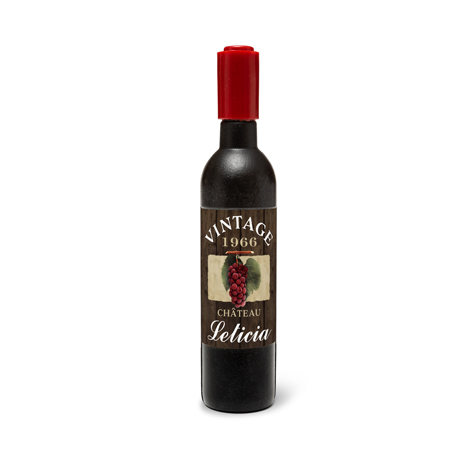 Wine Bottle Magnet with Corkscrew + Bottle Opener
