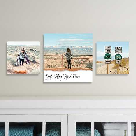Photo Tile Gallery Set of 3