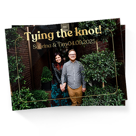 Foil Wedding Cards