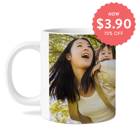 70% off 11oz. Photo Coffee Mugs