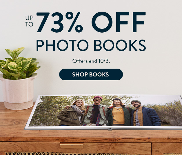 Up to 73% off Photo Books