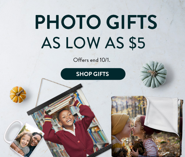 Gifts as low as $5