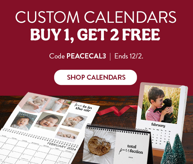 Buy 1 Calendar get 2 of equal or lesser value free
