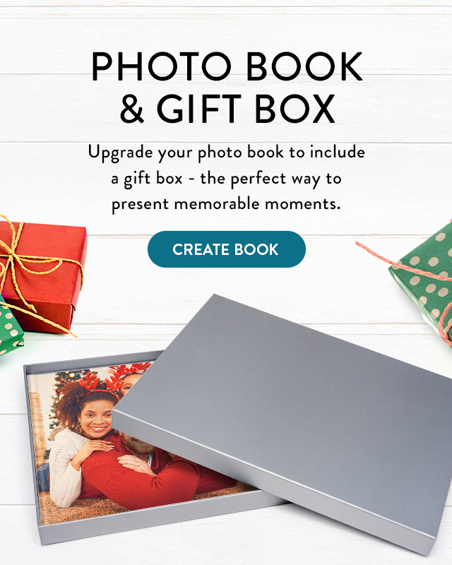 Create Photo Book and Gift Box