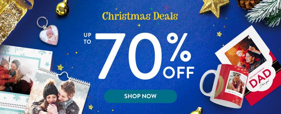 Up to 70% off Christmas Deals