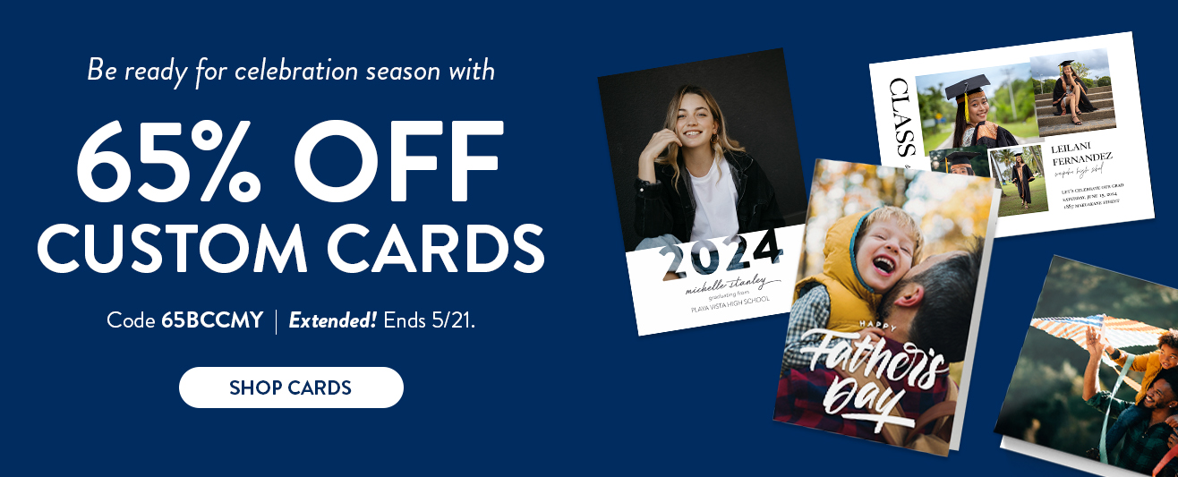 65% off Cards