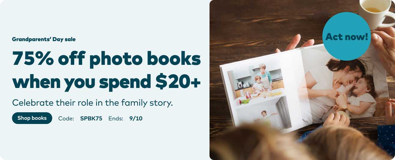 75% off 20+ Photo Books