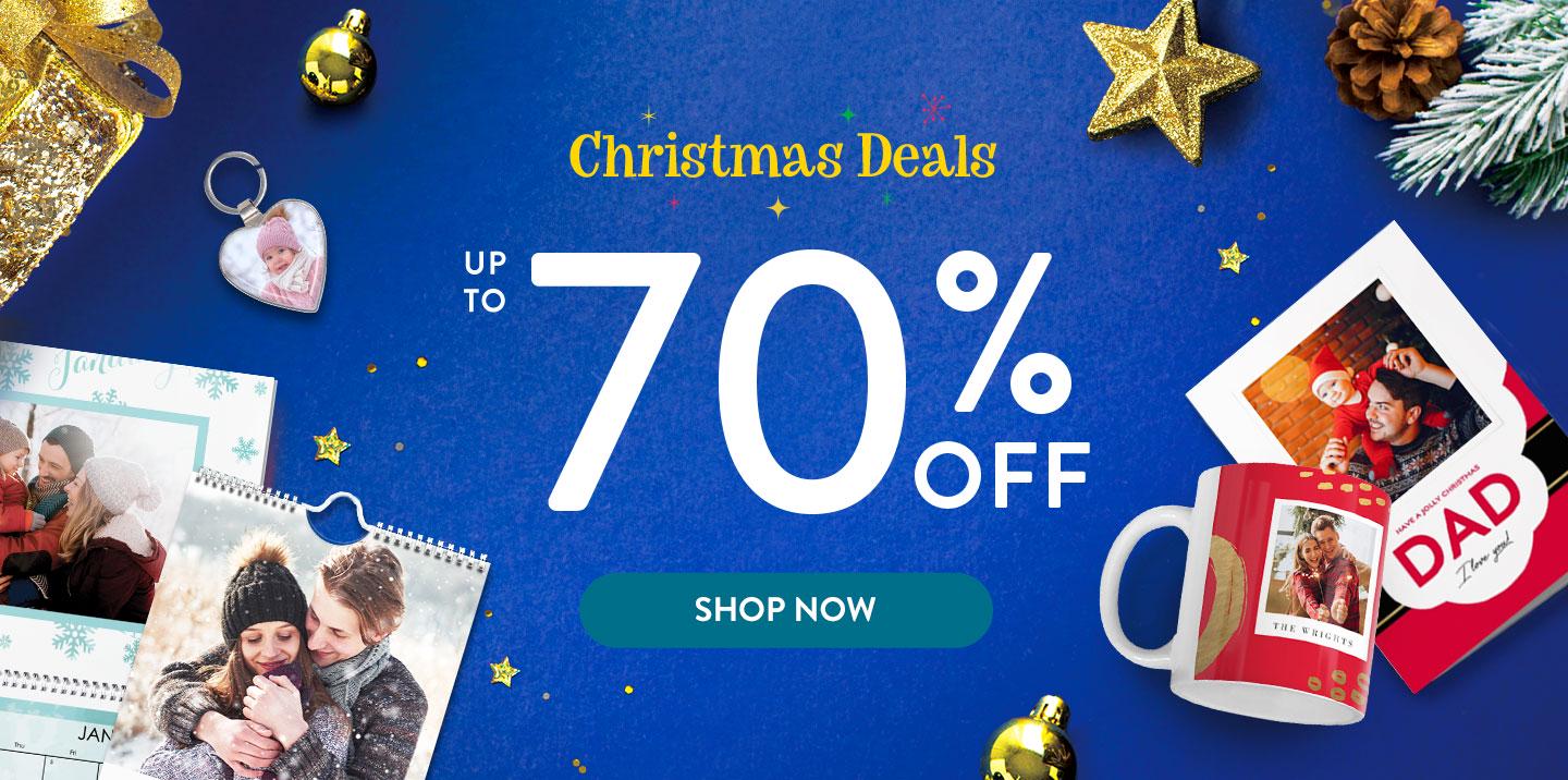 Up to 70% off Christmas Deals