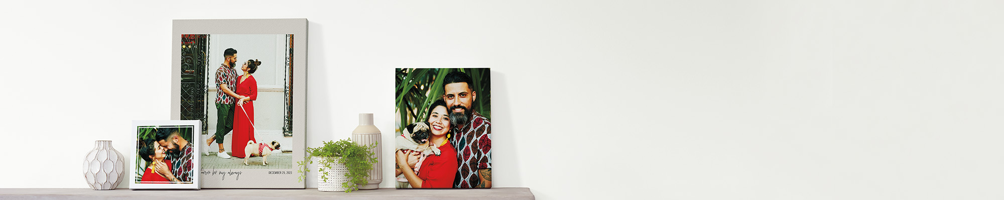 Wood Frame Canvas Prints - Upload your Photo
