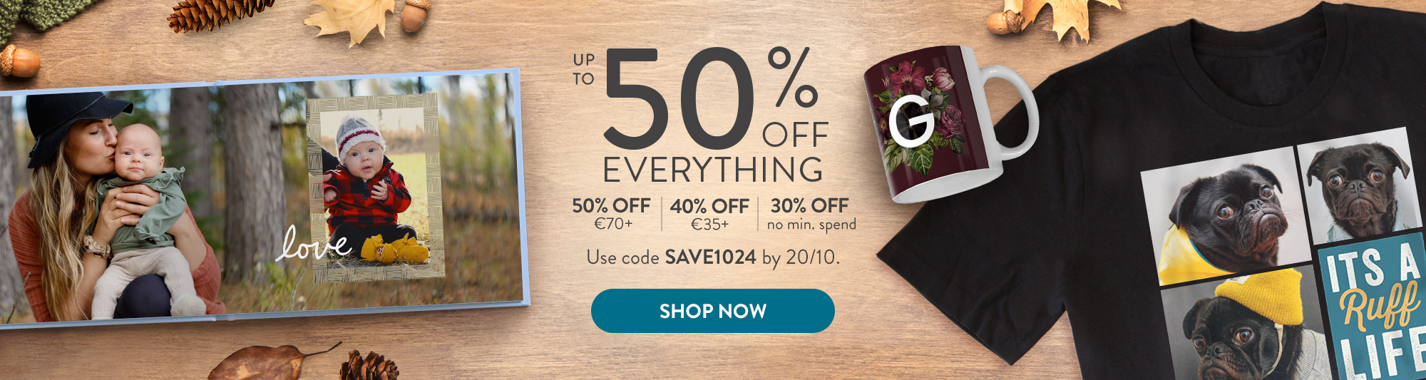 Up to 50% off everything